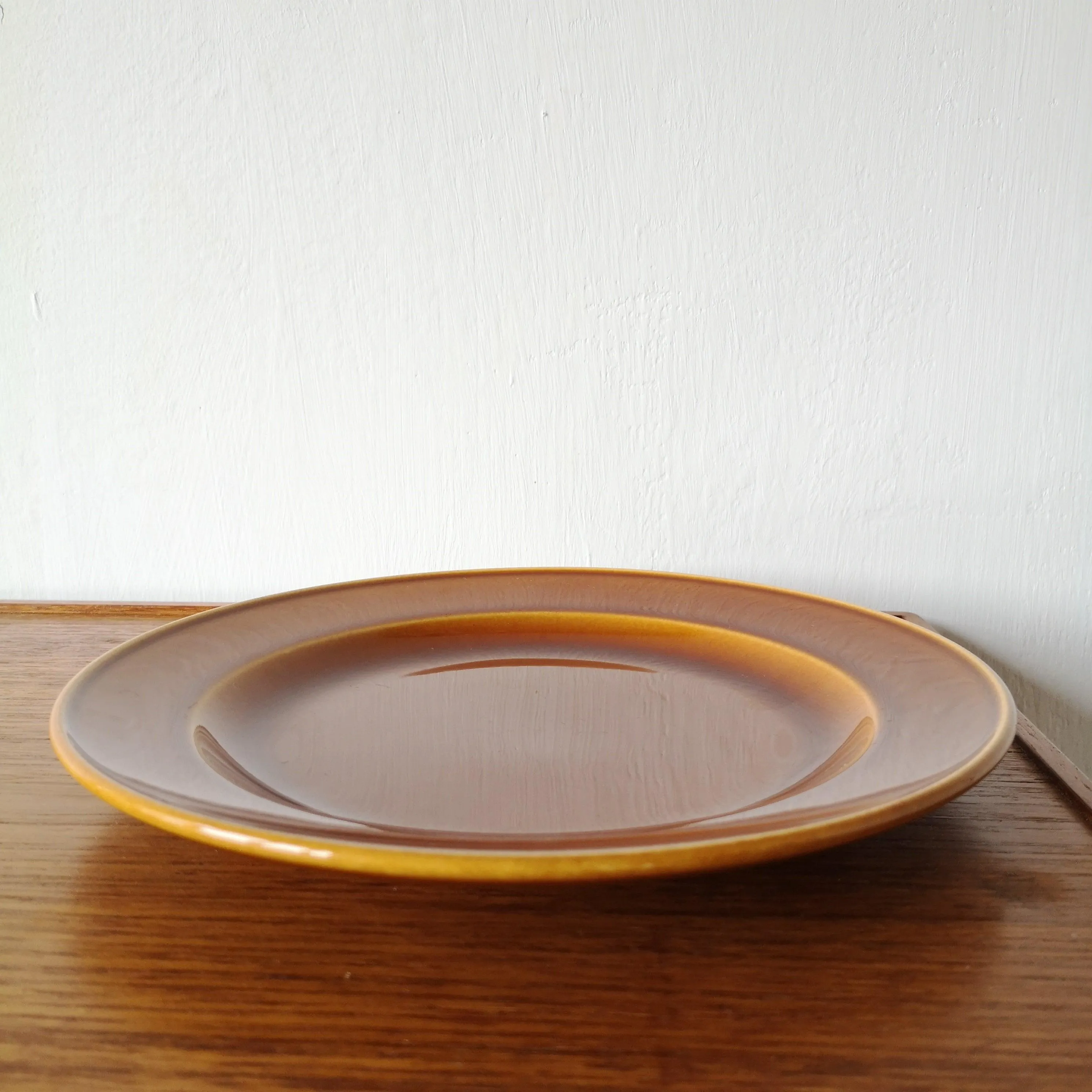 [30%OFF] BOCH la louviere|Brown glazed Vintage plate5 ヴィンテージプレート