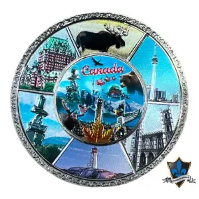 7 cm Canada pictures metal  Magnet