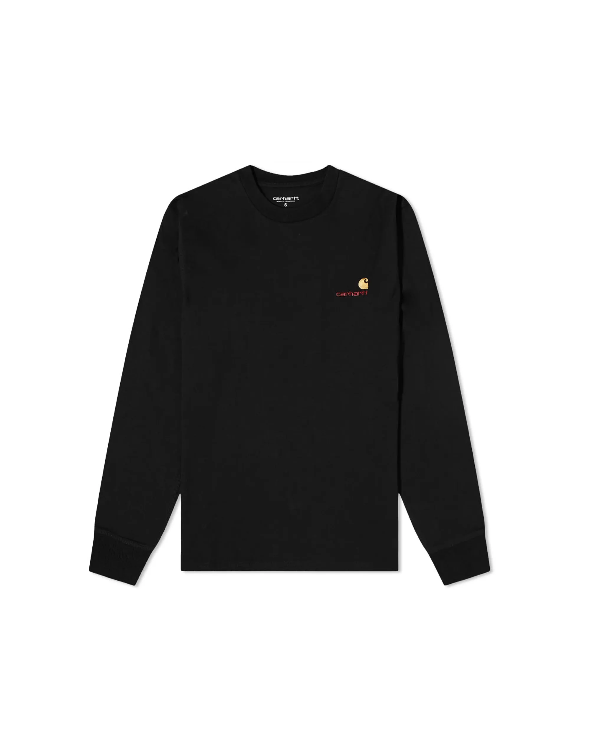 American Script L/S T-shirt - Black