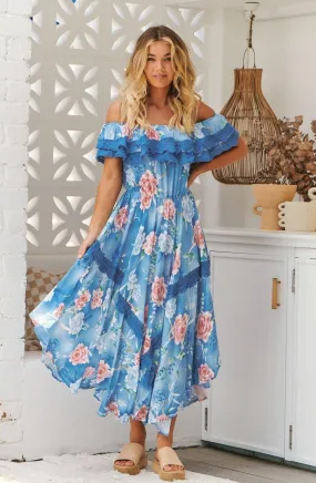 Ana Santorina Print Positano Maxi