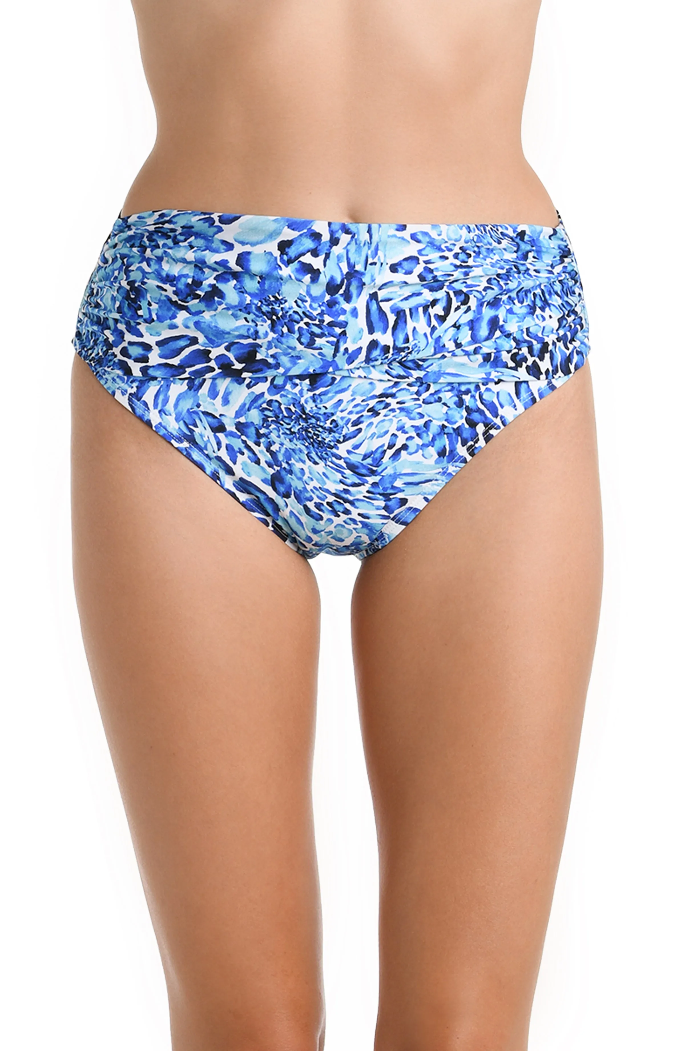 Aquatic Nature Mid-Waist Sash Band Bottom