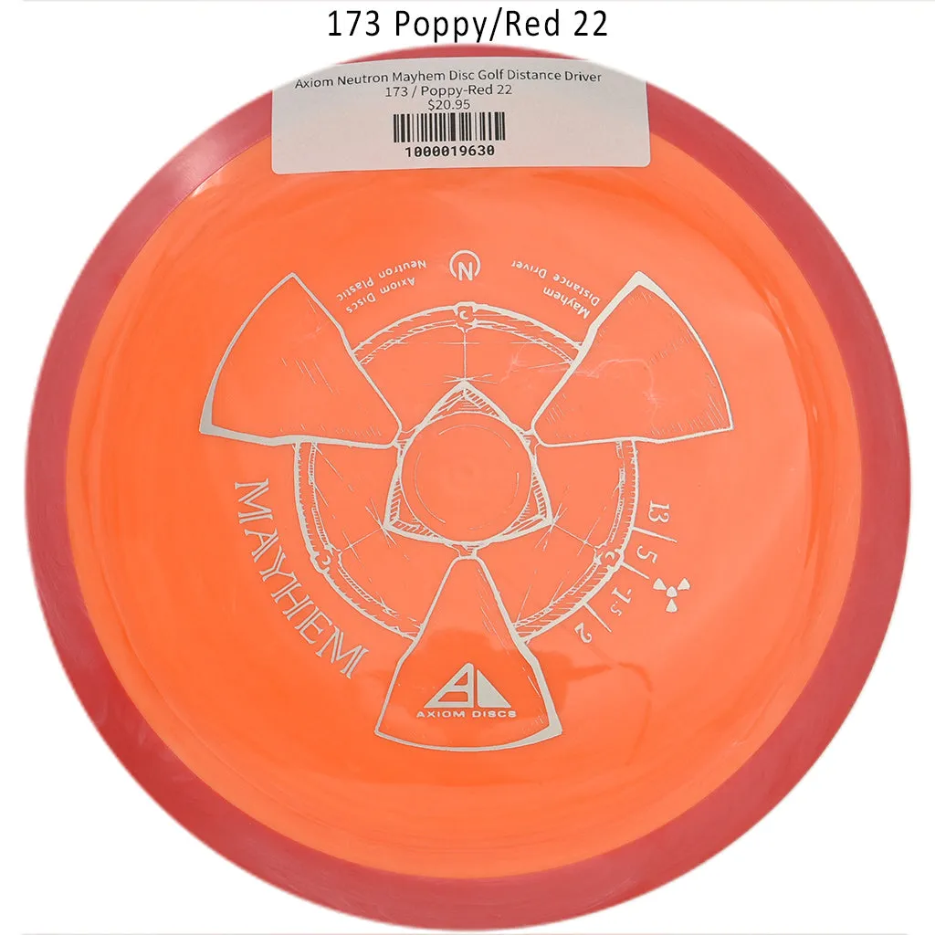 Axiom Neutron Mayhem Disc Golf Distance Driver