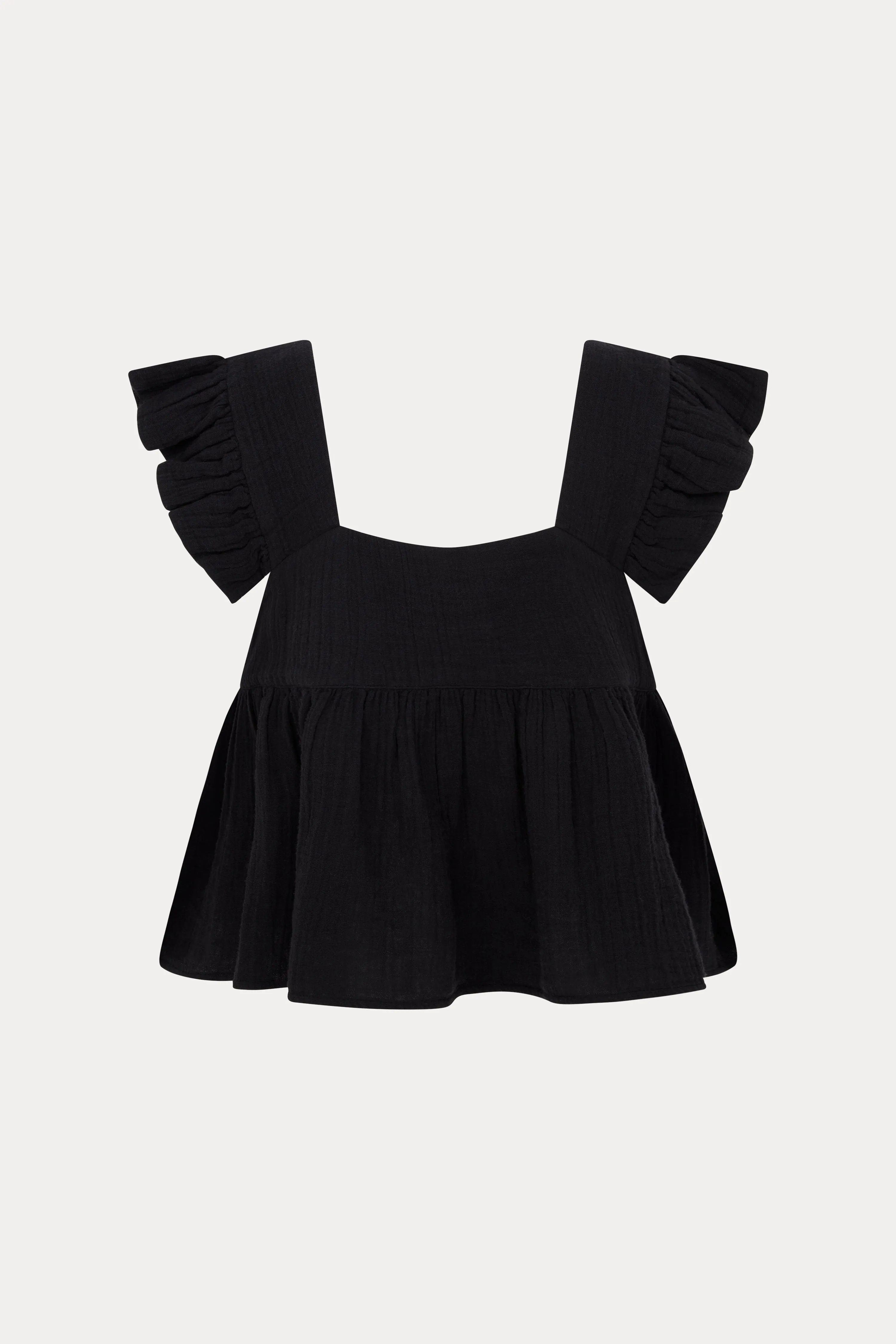 Black  Cassi Babydoll Top