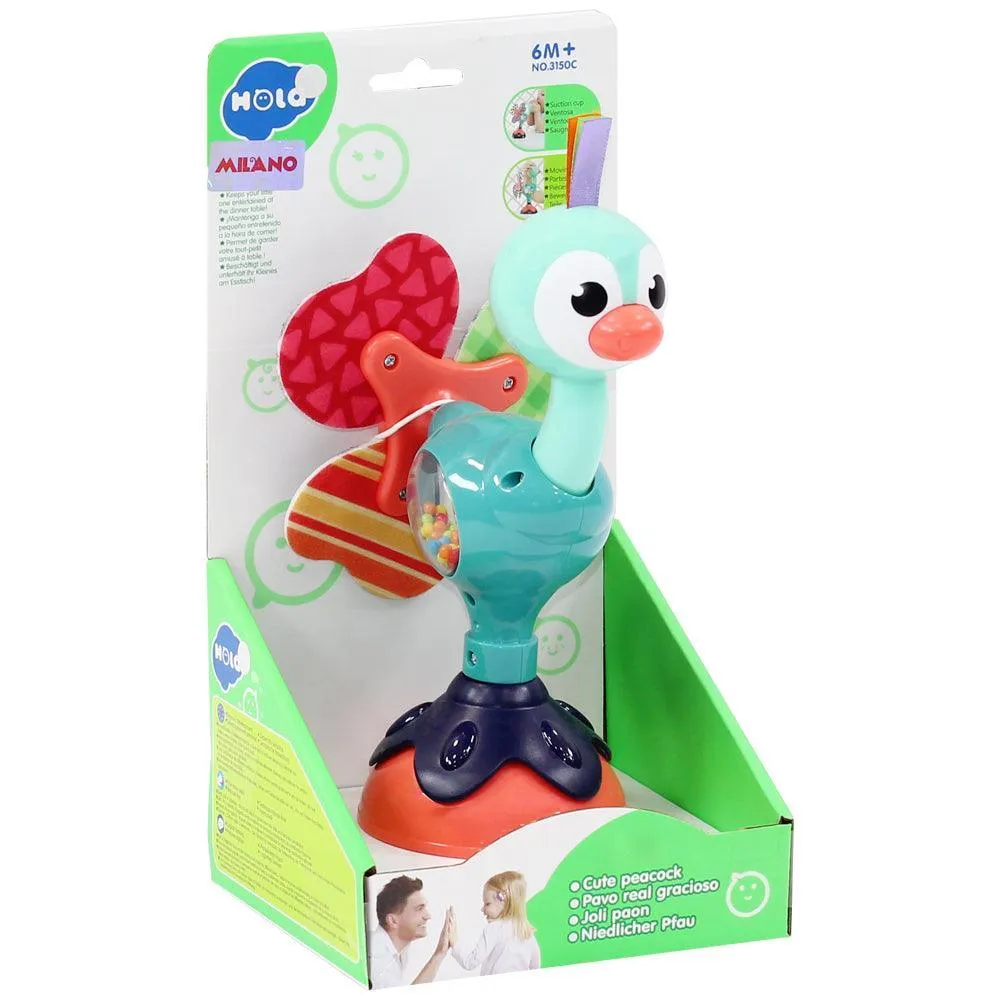 Bo Jungle B-Suction High Chair Toy | cute peacock