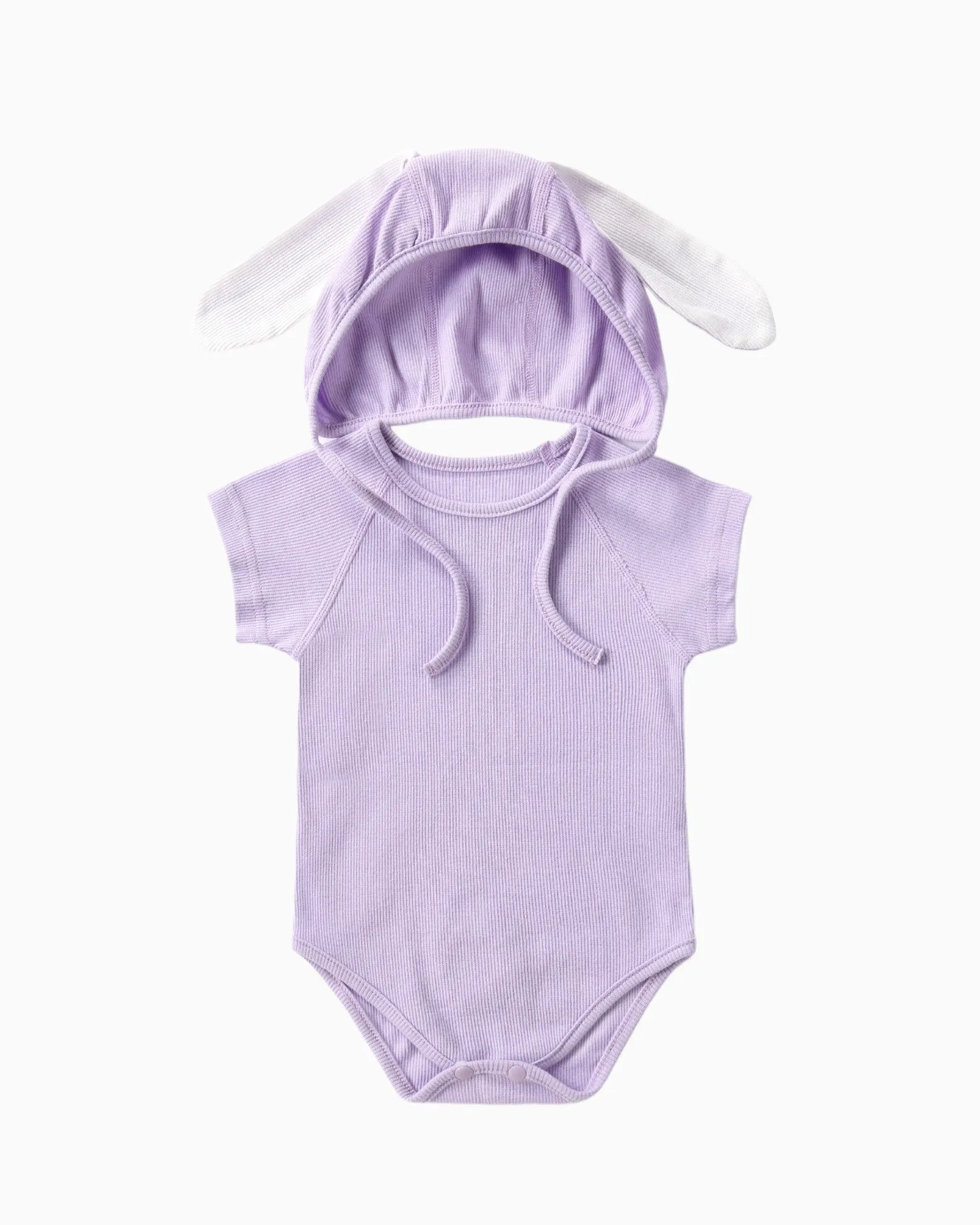 Bunny Romper with Bonnet (Violet)