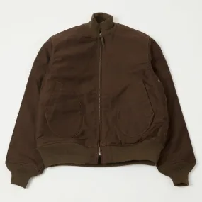 Buzz Rickson's USN Deck Zip Jacket - Brown