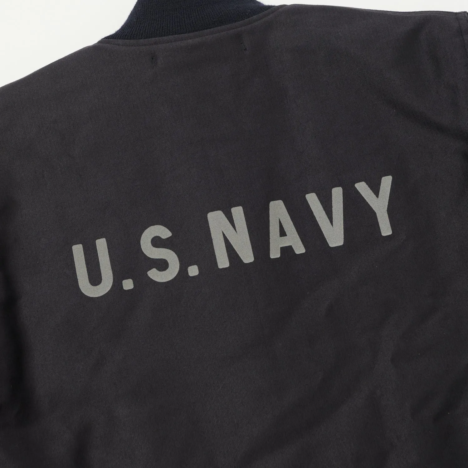 Buzz Rickson's USN Deck Zip Jacket - Navy Demotex