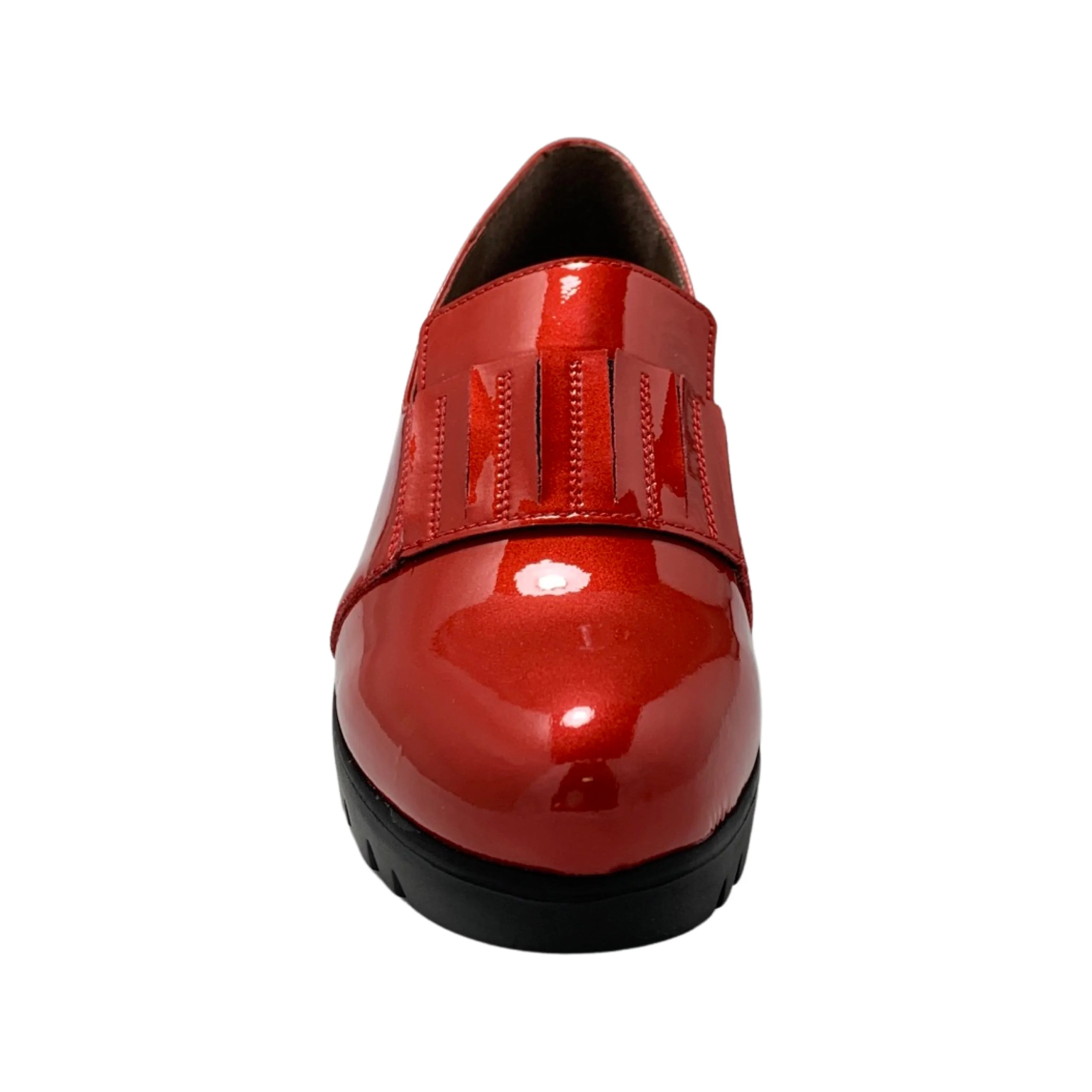 C33281 Red Patent Platform Loafer