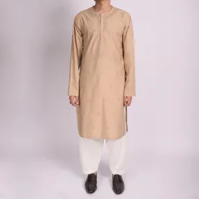 Camel Shalwar Qameez