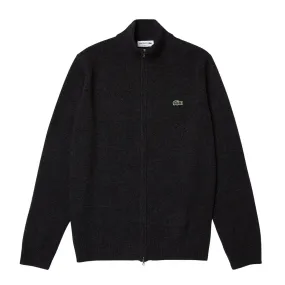 Cardigan Lacoste Full Zip Grigio Antracite