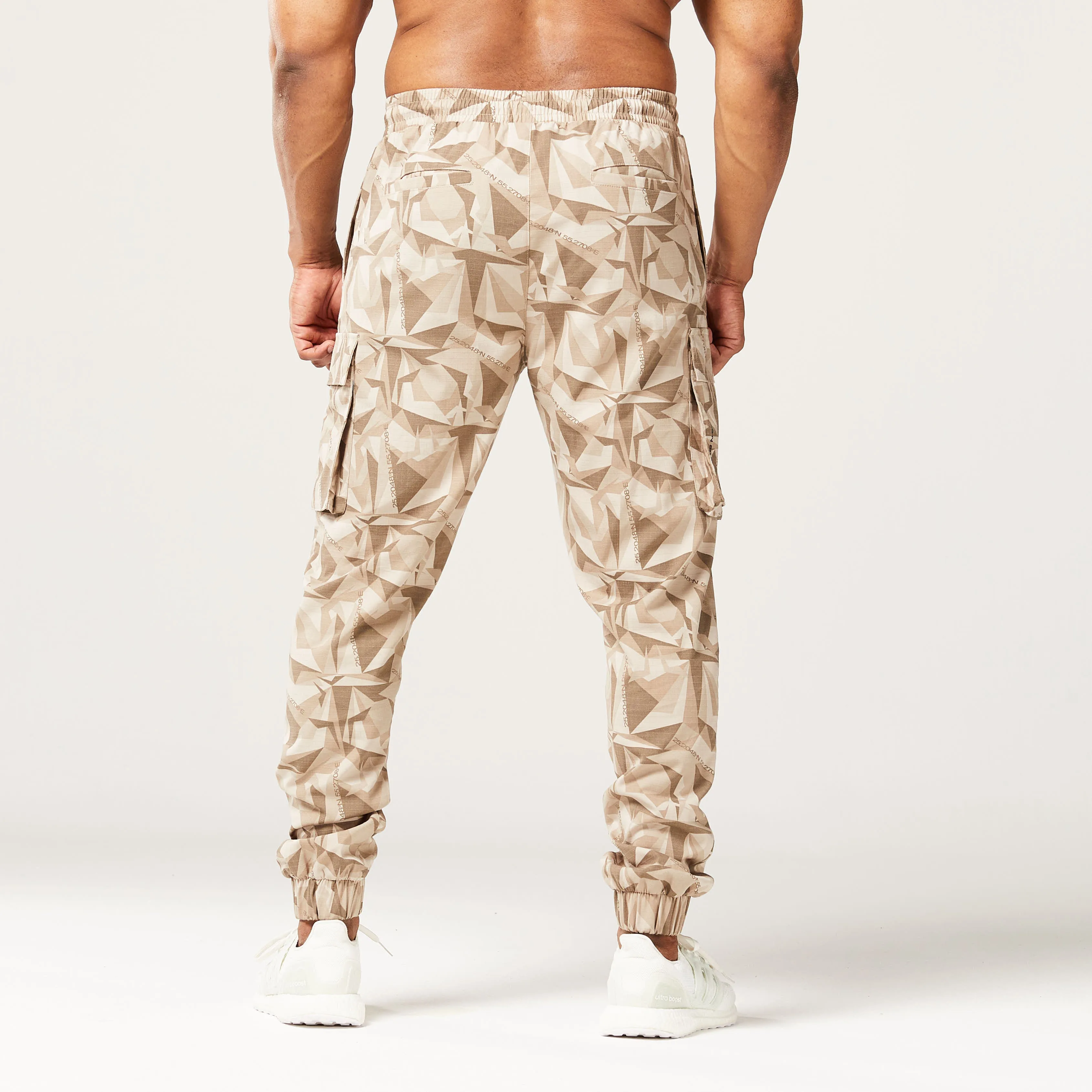 Code Camo Cargo Pants - Cobblestone Print