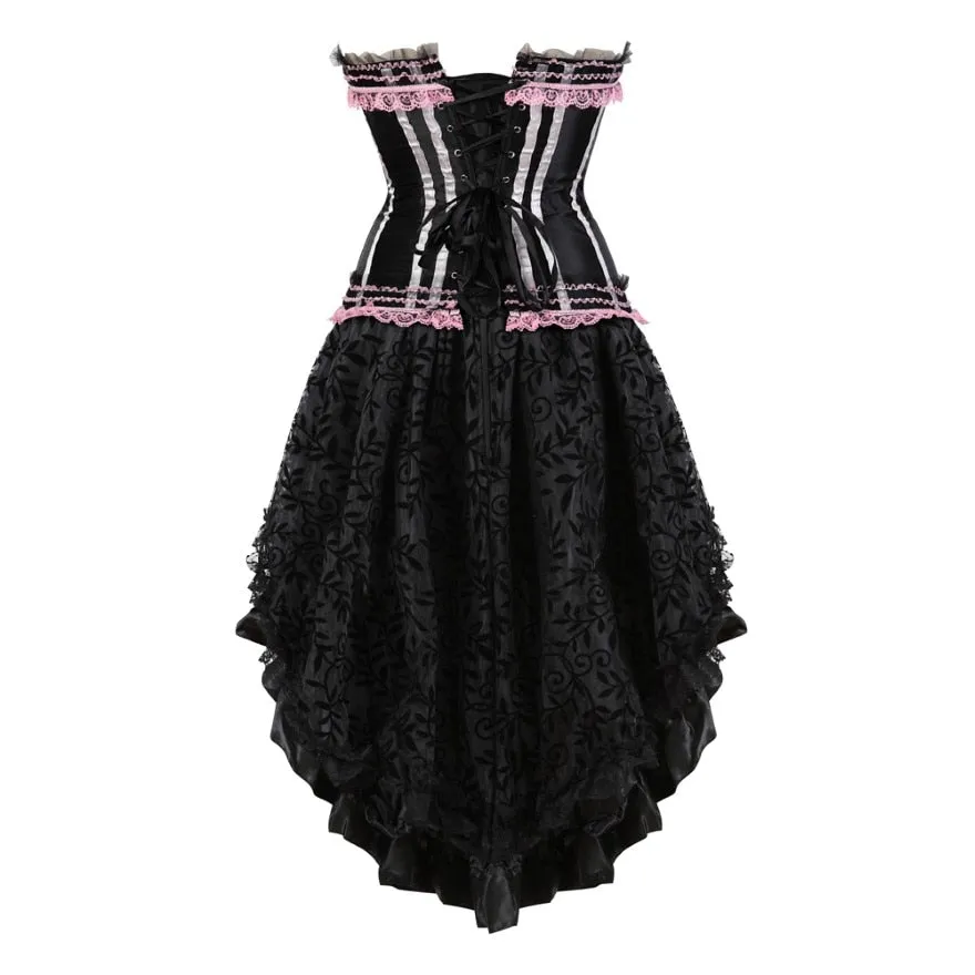 Corset Dress Drag Esmeralda (Pink)