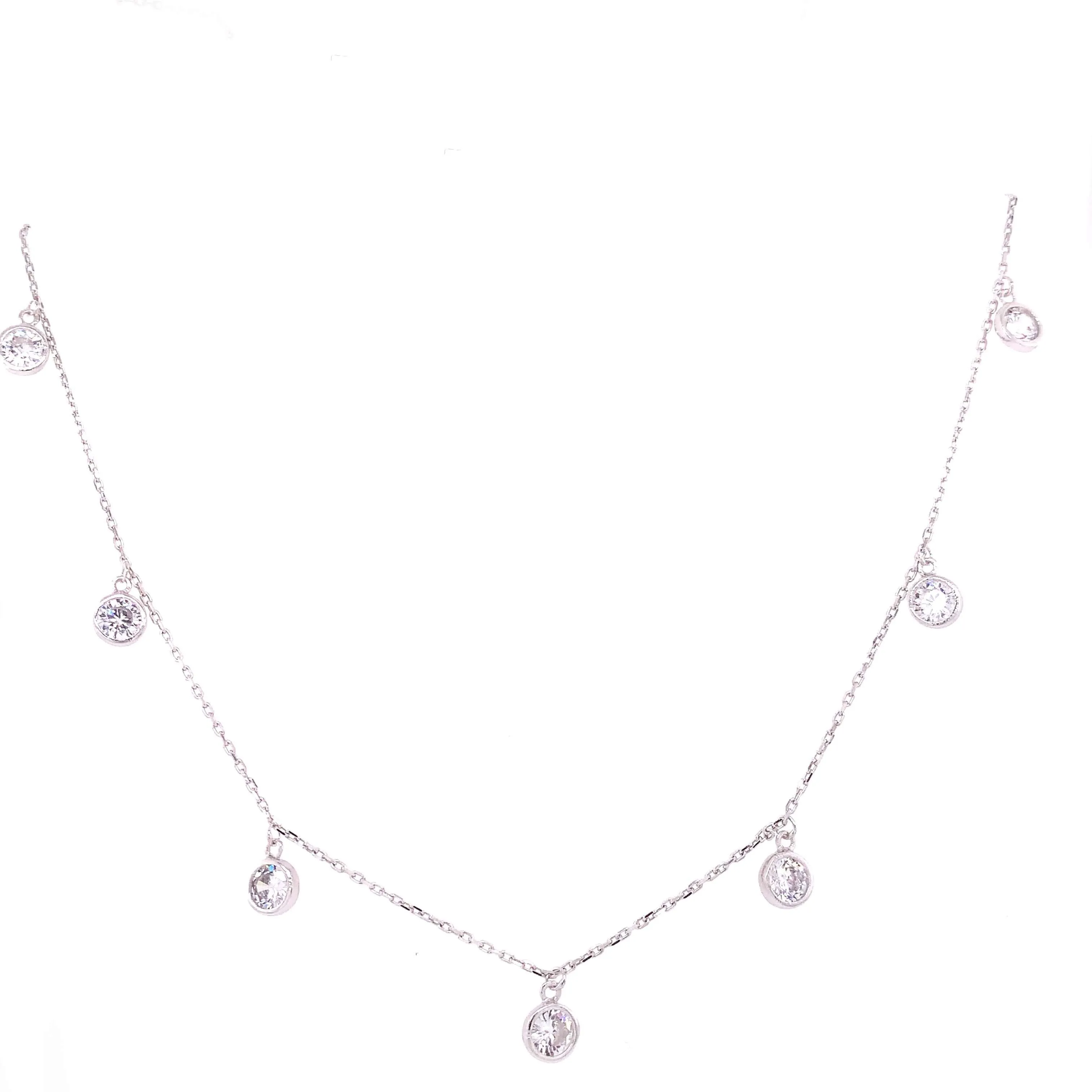 CZ By The Yard Chocker Necklace