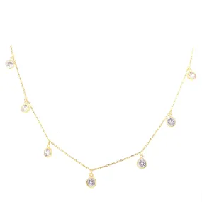 CZ By The Yard Chocker Necklace