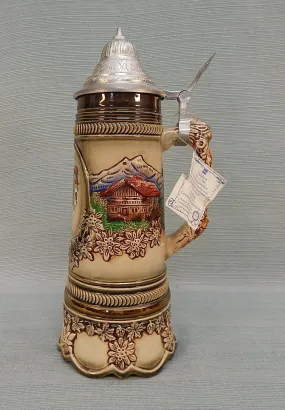 Danish Souvenir Stein/Music Box - Very Good Condition