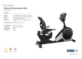 DELTA 2.0 RECUMBENT BIKE