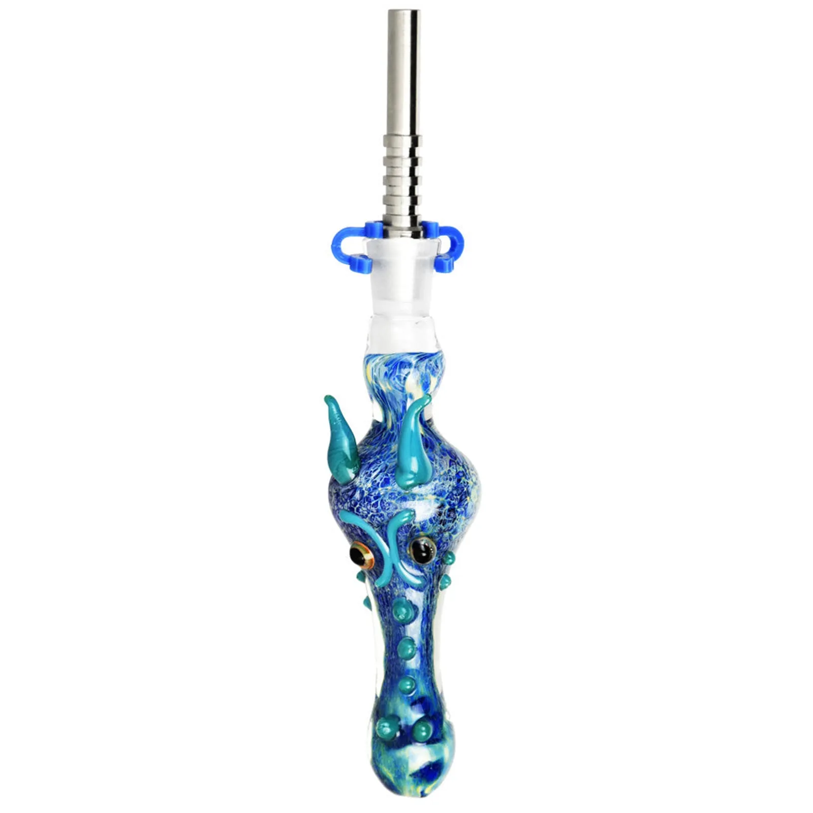 Dragon Snout Glass Straw with Titanium tip