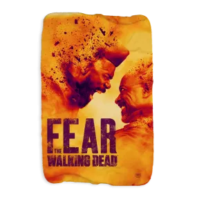 Fear The Walking Dead Season 7 Key Art Sherpa Blanket