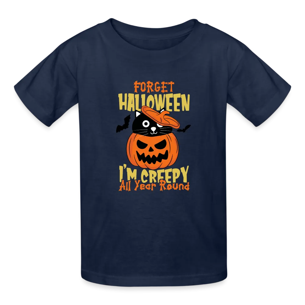 Forget Halloween, I'm Creepy All Year: The Ultimate Hanes Youth Tagless Tee for Spooky Kids 365 Days a Year