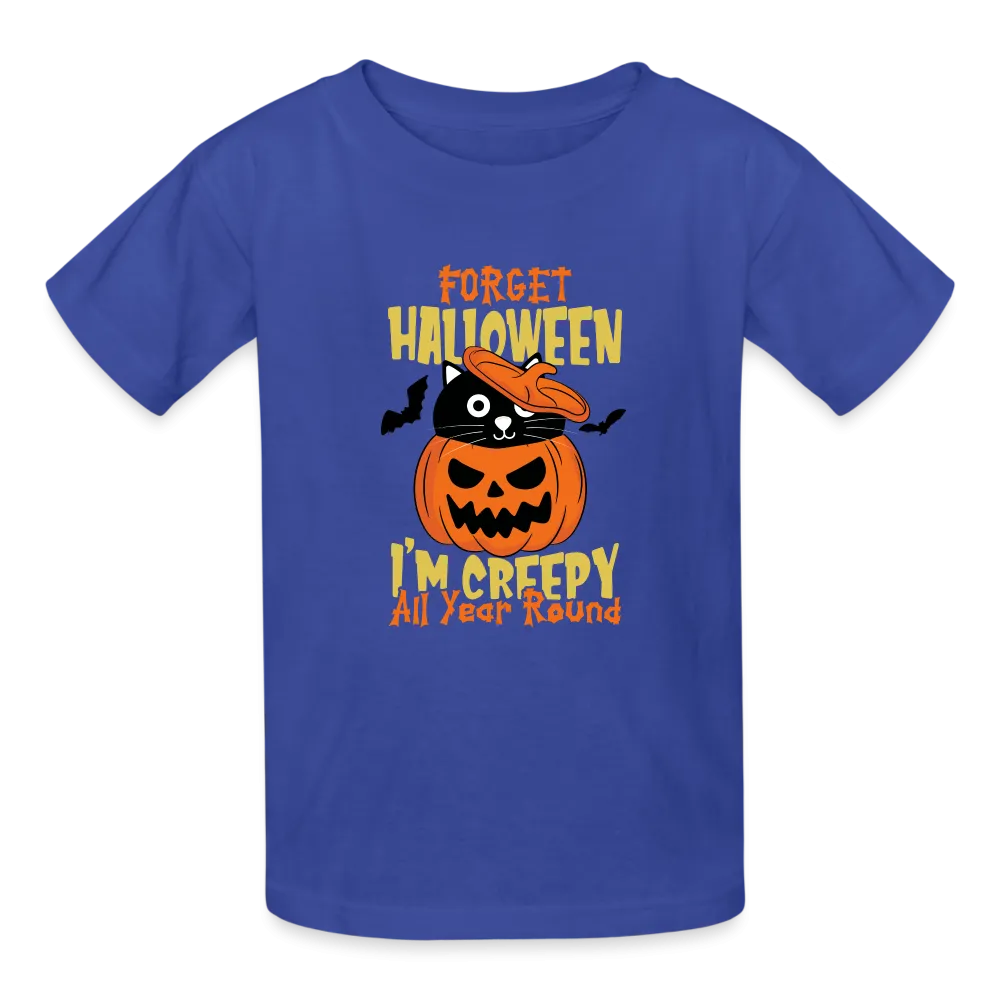 Forget Halloween, I'm Creepy All Year: The Ultimate Hanes Youth Tagless Tee for Spooky Kids 365 Days a Year