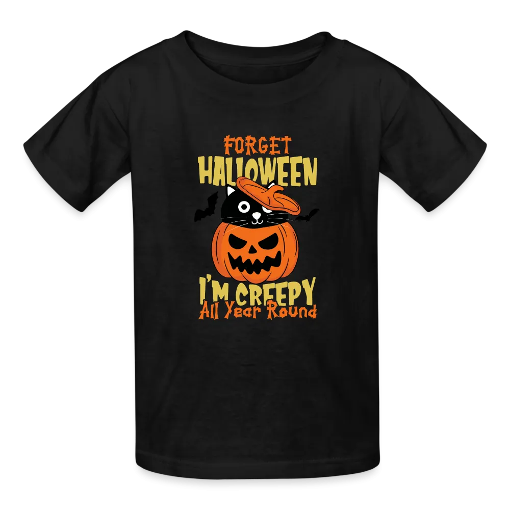 Forget Halloween, I'm Creepy All Year: The Ultimate Hanes Youth Tagless Tee for Spooky Kids 365 Days a Year