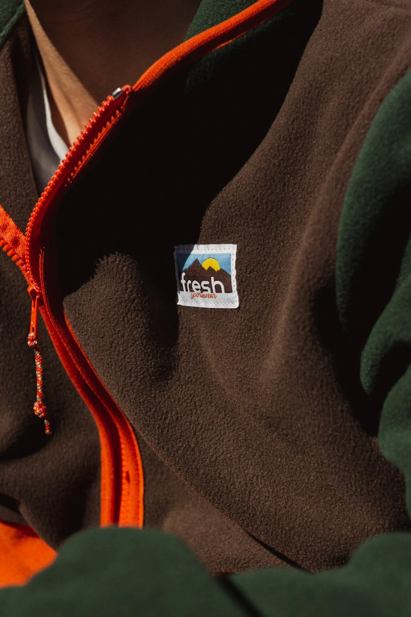 FRESH Cooper Fleece Pullover Brown