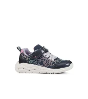 Geox Girls Navy Light Up Sparkle Runner Phyper J35GUA