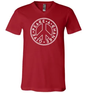 Give peace a chance Unisex V-Neck