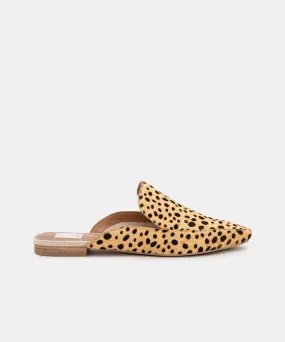 HALEE FLATS IN LEOPARD CALF HAIR - re:vita