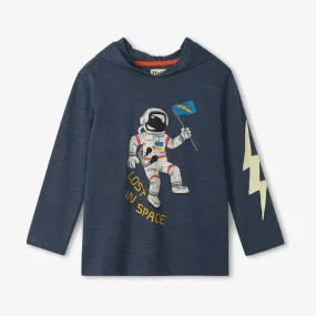 Hatley Hooded Tee - Glow in the Dark Astronaut