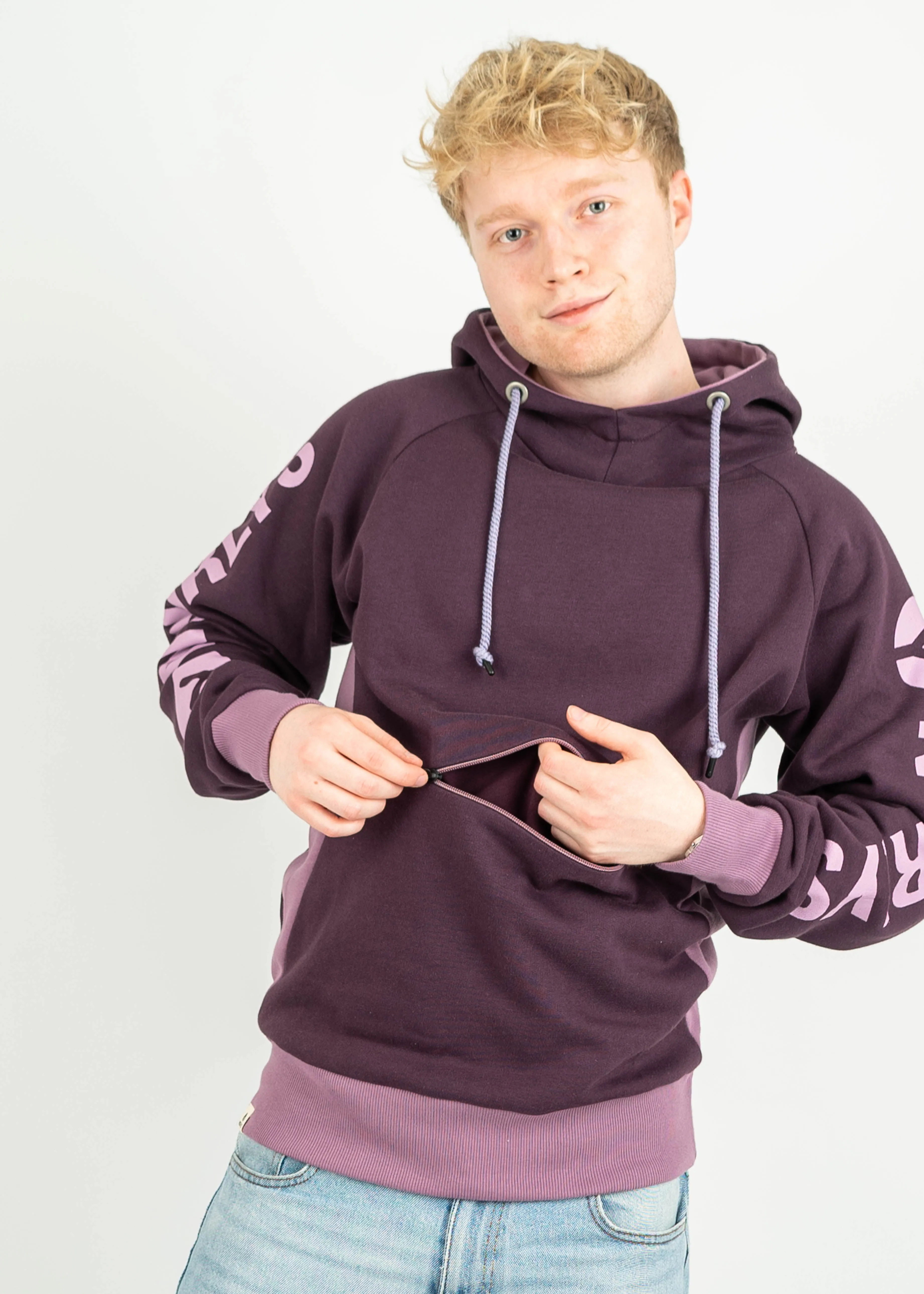 Hoodie RAFFIG PlumPerfect/Grapeade