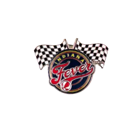 Indiana Fever Racing Flag Lapel Pin in Navy by Wincraft