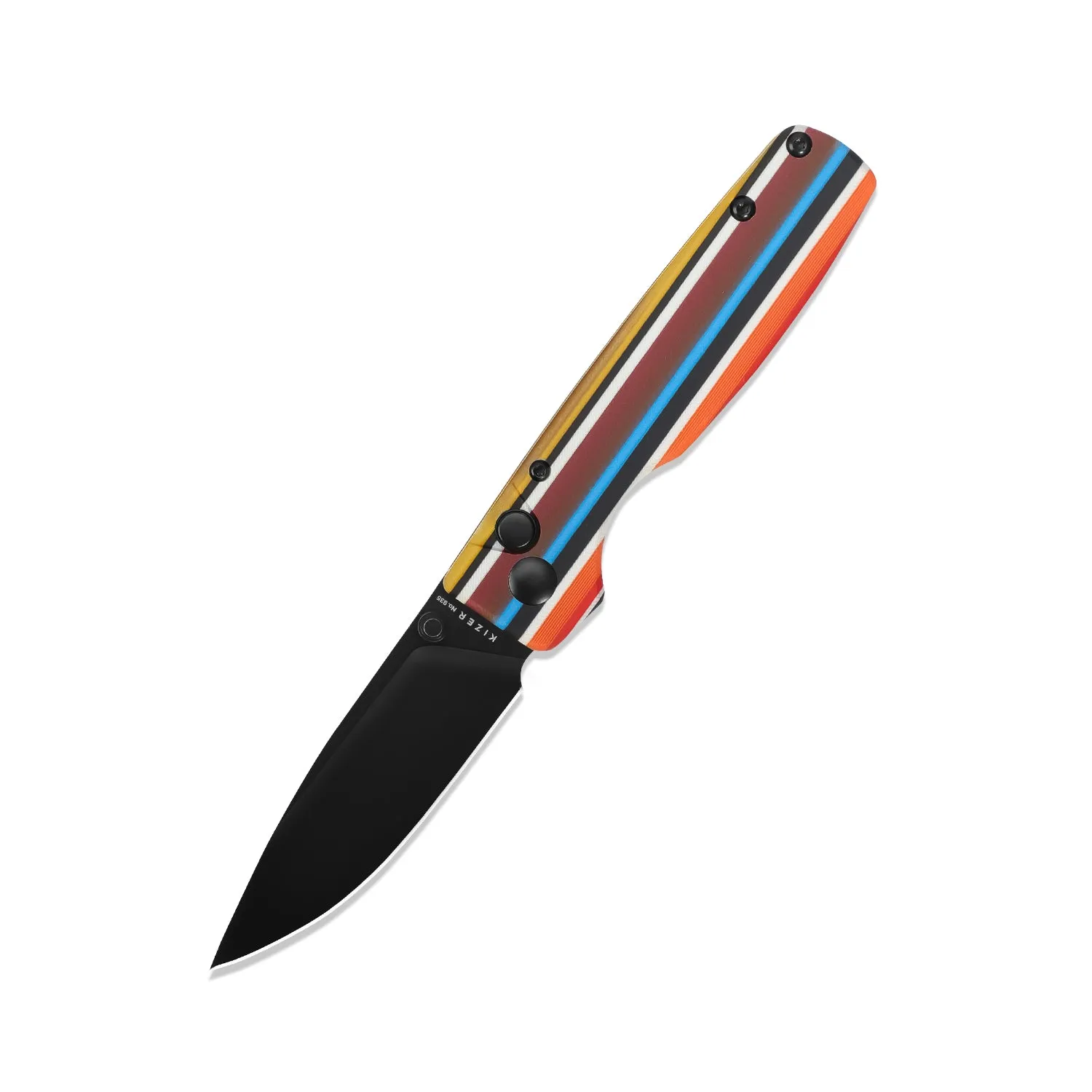 Kizer Serape Series Original Colour G10 Handle V3605C1 (2.98 Black)