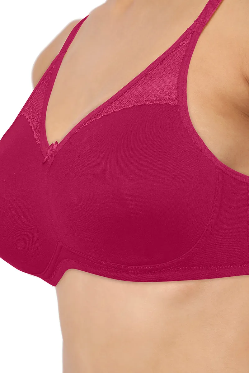 Lace Concealer Non-padded Non-wired Bra - Granita