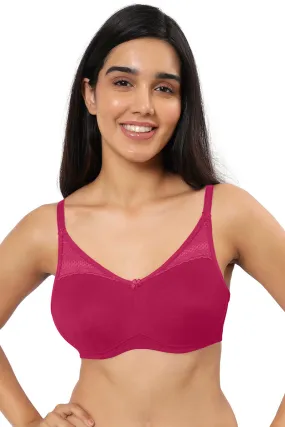 Lace Concealer Non-padded Non-wired Bra - Granita