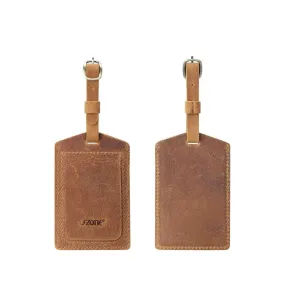 Leather Luggage Tags ID Label