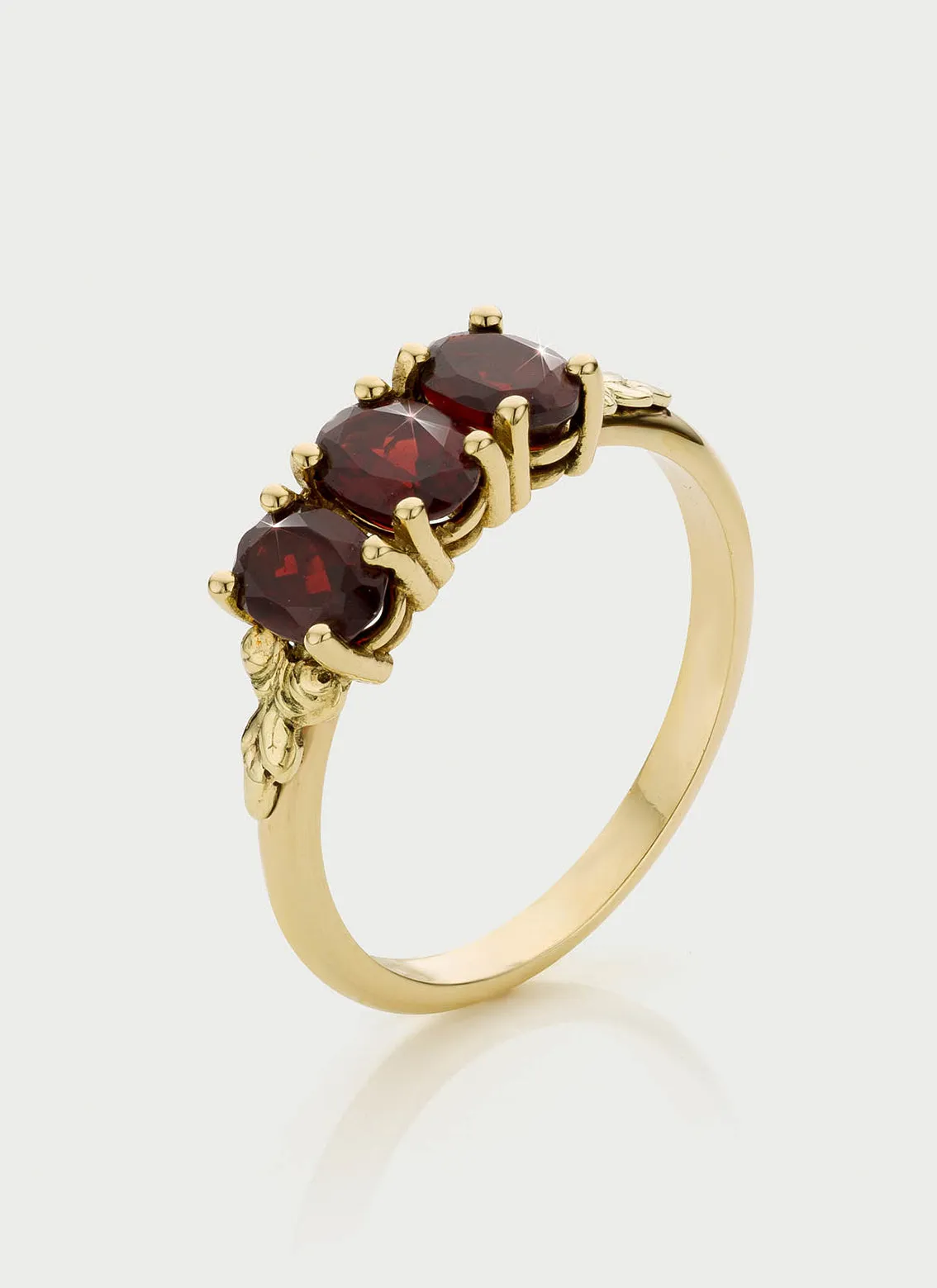 Max garnet ring 14k gold