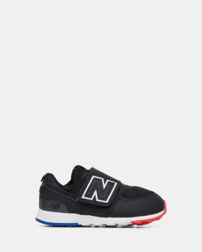 NW 574 V1 Infant Black/White/Blue/Red