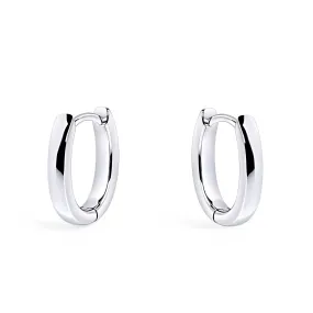 Radius 15 mm Huggie Earrings