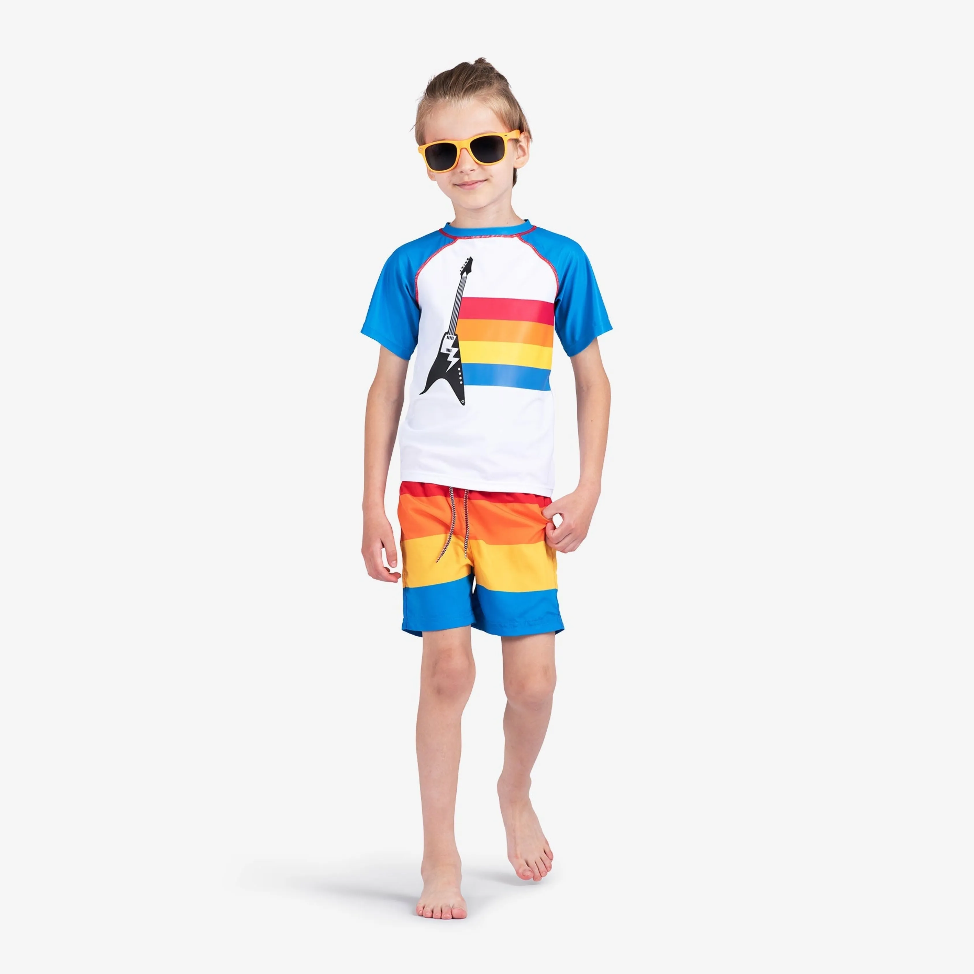 Swim Trunks | Retro Stripes