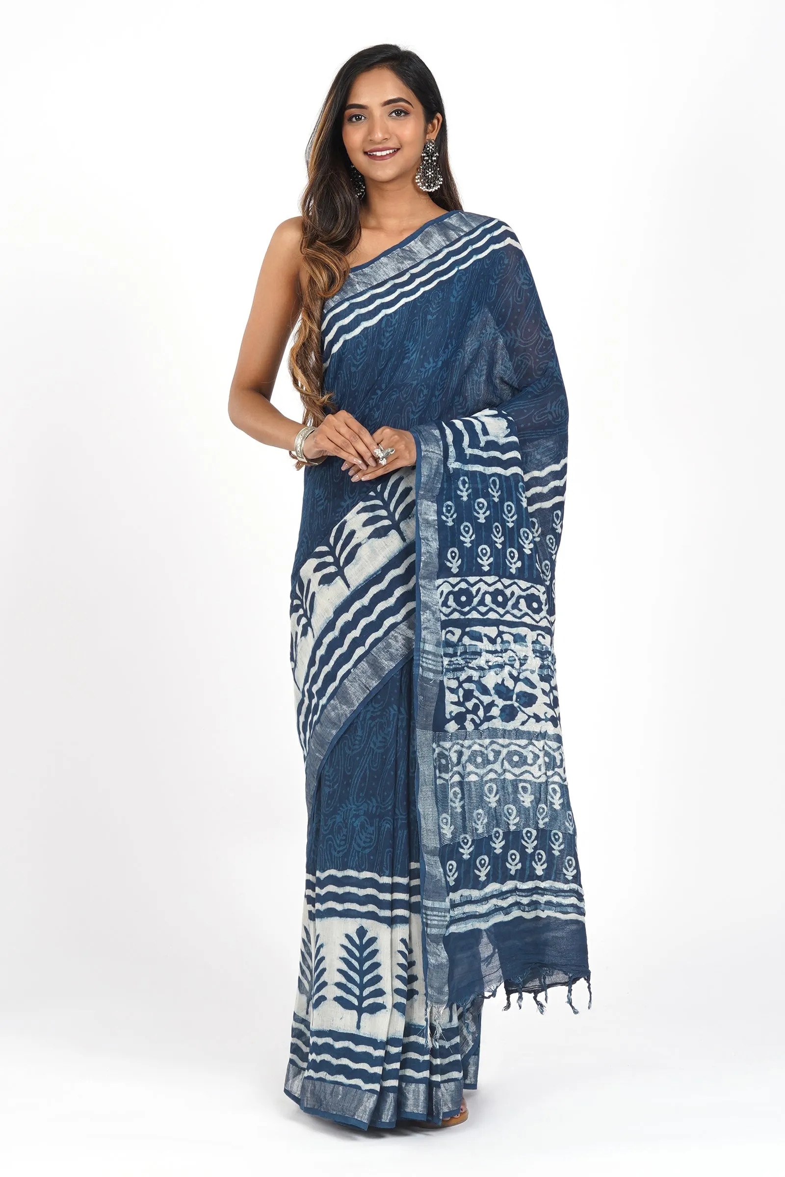 Teejh Coastal Linen Saree