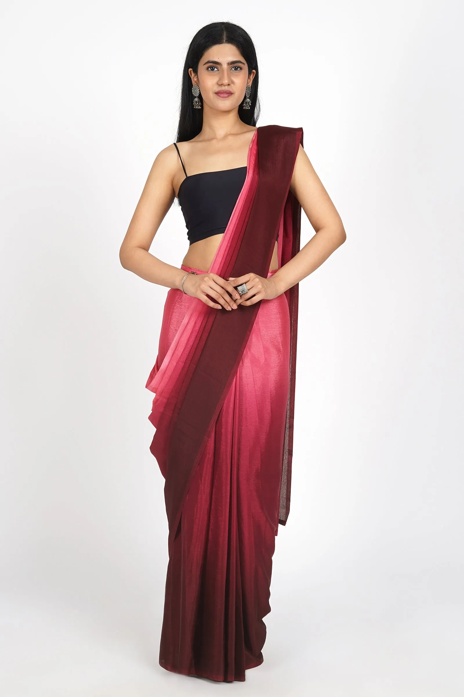 Teejh Ethereal Orchid Pre-Draped Saree