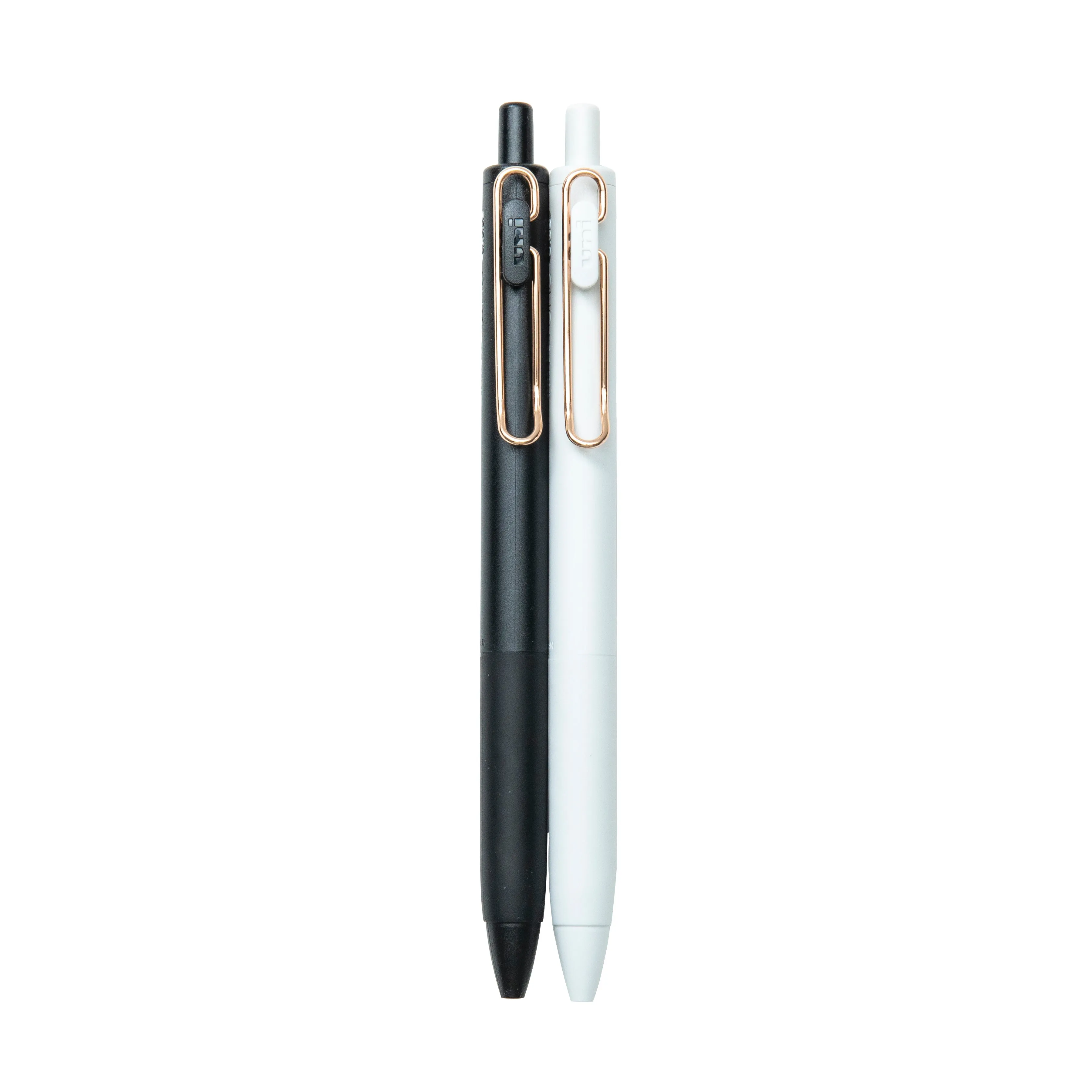 Uni-Ball One Mitsubishi Ballpoint Pen with Rose Gold Clip