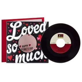 Valentine's Day Card with Kelly Clarkson Vinyl Record